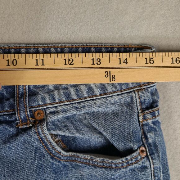 Forever 21 Premium Women's Jeans Size 27 (30x30)‎ Tapered Leg Distressed - Picture 6 of 9